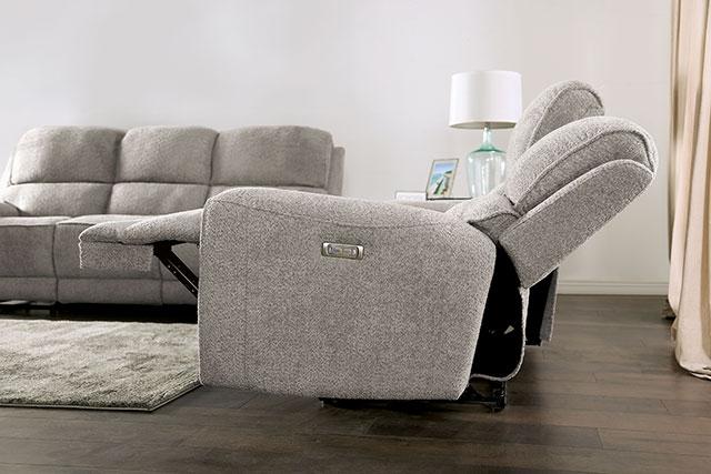 MORCOTE Power Loveseat, Light Gray - Premium Loveseat from FOA East - Just $1234.35! Shop now at Furniture Wholesale Plus  We are the best furniture store in Nashville, Hendersonville, Goodlettsville, Madison, Antioch, Mount Juliet, Lebanon, Gallatin, Springfield, Murfreesboro, Franklin, Brentwood