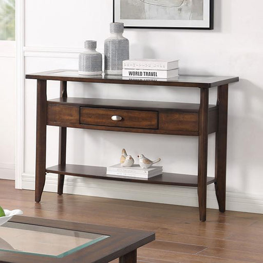 RIVERDALE Sofa Table, Dark Walnut - Premium Sofa from FOA East - Just $366.60! Shop now at Furniture Wholesale Plus  We are the best furniture store in Nashville, Hendersonville, Goodlettsville, Madison, Antioch, Mount Juliet, Lebanon, Gallatin, Springfield, Murfreesboro, Franklin, Brentwood