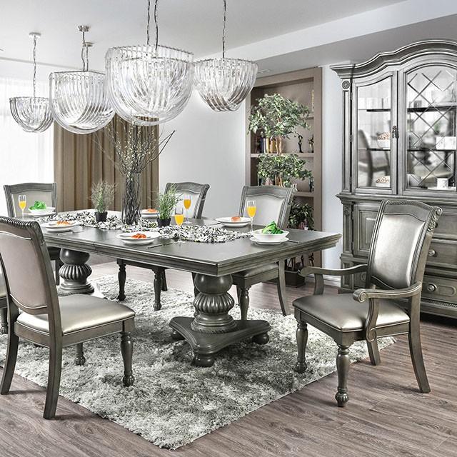 Alpena Gray Dining Table - Premium Dining Table from FOA East - Just $778.05! Shop now at Furniture Wholesale Plus  We are the best furniture store in Nashville, Hendersonville, Goodlettsville, Madison, Antioch, Mount Juliet, Lebanon, Gallatin, Springfield, Murfreesboro, Franklin, Brentwood