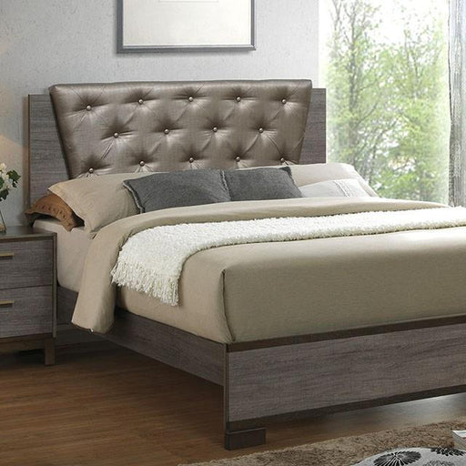 MANVEL Two-Tone Antique Gray Queen Bed - Premium Bed from FOA East - Just $329.55! Shop now at Furniture Wholesale Plus  We are the best furniture store in Nashville, Hendersonville, Goodlettsville, Madison, Antioch, Mount Juliet, Lebanon, Gallatin, Springfield, Murfreesboro, Franklin, Brentwood