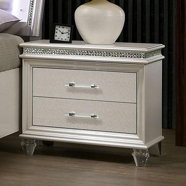 MADDIE Night Stand - Premium Nightstand from FOA East - Just $468! Shop now at Furniture Wholesale Plus  We are the best furniture store in Nashville, Hendersonville, Goodlettsville, Madison, Antioch, Mount Juliet, Lebanon, Gallatin, Springfield, Murfreesboro, Franklin, Brentwood