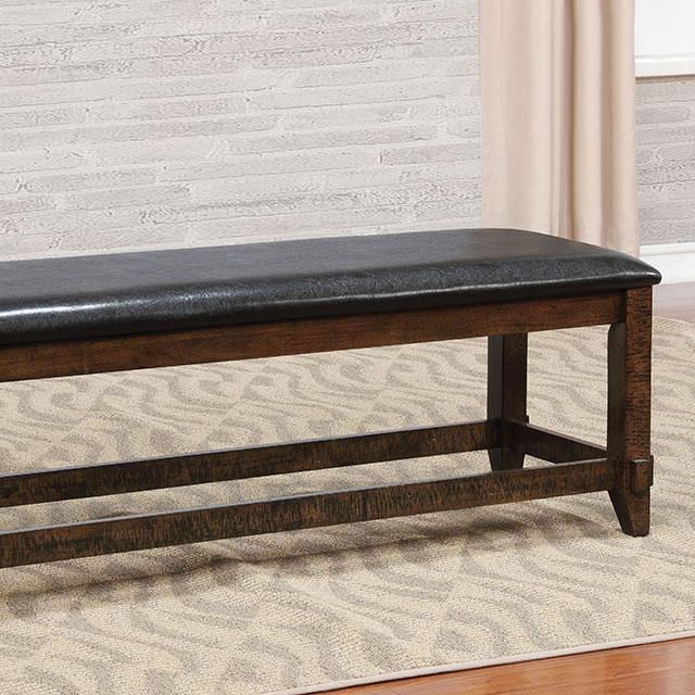 MEAGAN I Brown Cherry/Espresso Bench - Premium Bench from FOA East - Just $165.75! Shop now at Furniture Wholesale Plus  We are the best furniture store in Nashville, Hendersonville, Goodlettsville, Madison, Antioch, Mount Juliet, Lebanon, Gallatin, Springfield, Murfreesboro, Franklin, Brentwood