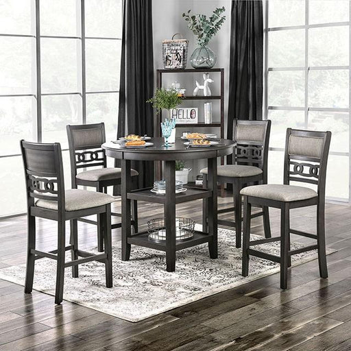 MILLY 5 Pc. Counter Ht. Set - Premium Dining Room Set from FOA East - Just $639.60! Shop now at Furniture Wholesale Plus  We are the best furniture store in Nashville, Hendersonville, Goodlettsville, Madison, Antioch, Mount Juliet, Lebanon, Gallatin, Springfield, Murfreesboro, Franklin, Brentwood