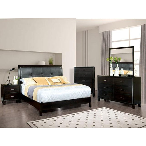 Enrico I Espresso E.King Bed - Premium Bed from FOA East - Just $590.85! Shop now at Furniture Wholesale Plus  We are the best furniture store in Nashville, Hendersonville, Goodlettsville, Madison, Antioch, Mount Juliet, Lebanon, Gallatin, Springfield, Murfreesboro, Franklin, Brentwood