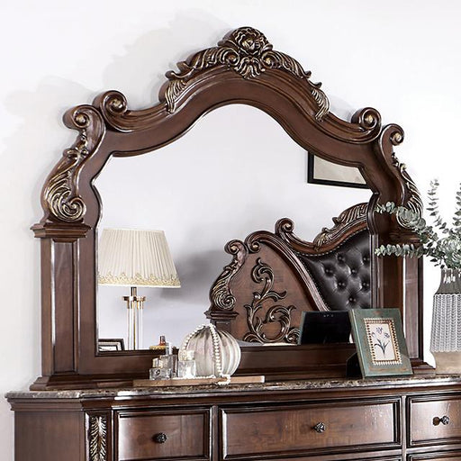 ESPARANZA Mirror, Brown Cherry - Premium Mirror from FOA East - Just $273! Shop now at Furniture Wholesale Plus  We are the best furniture store in Nashville, Hendersonville, Goodlettsville, Madison, Antioch, Mount Juliet, Lebanon, Gallatin, Springfield, Murfreesboro, Franklin, Brentwood