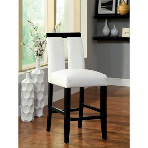 LUMINAR II Black/White Counter Ht. Chair (2/CTN) - Premium Dining Chair from FOA East - Just $292.50! Shop now at Furniture Wholesale Plus  We are the best furniture store in Nashville, Hendersonville, Goodlettsville, Madison, Antioch, Mount Juliet, Lebanon, Gallatin, Springfield, Murfreesboro, Franklin, Brentwood