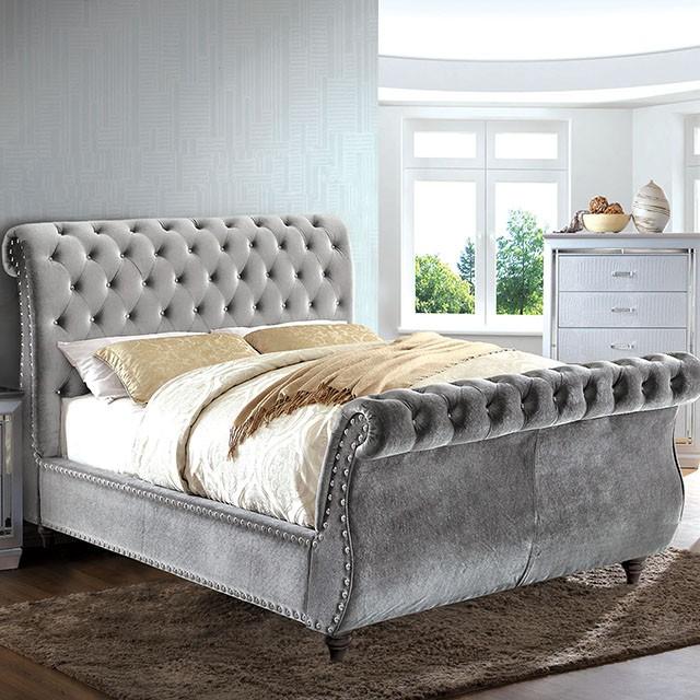 NOELLA Cal.King Bed - Premium Bed from FOA East - Just $1109.55! Shop now at Furniture Wholesale Plus  We are the best furniture store in Nashville, Hendersonville, Goodlettsville, Madison, Antioch, Mount Juliet, Lebanon, Gallatin, Springfield, Murfreesboro, Franklin, Brentwood