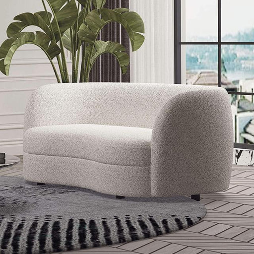 VERSOIX Loveseat, Off-White - Premium Loveseat from FOA East - Just $916.50! Shop now at Furniture Wholesale Plus  We are the best furniture store in Nashville, Hendersonville, Goodlettsville, Madison, Antioch, Mount Juliet, Lebanon, Gallatin, Springfield, Murfreesboro, Franklin, Brentwood