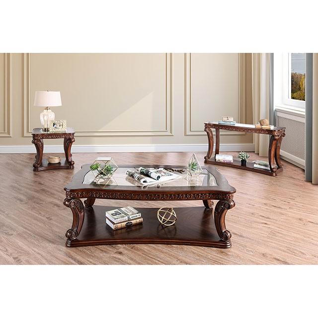 Walworth Dark Oak Coffee Table - Premium Coffee Table from FOA East - Just $563.55! Shop now at Furniture Wholesale Plus  We are the best furniture store in Nashville, Hendersonville, Goodlettsville, Madison, Antioch, Mount Juliet, Lebanon, Gallatin, Springfield, Murfreesboro, Franklin, Brentwood