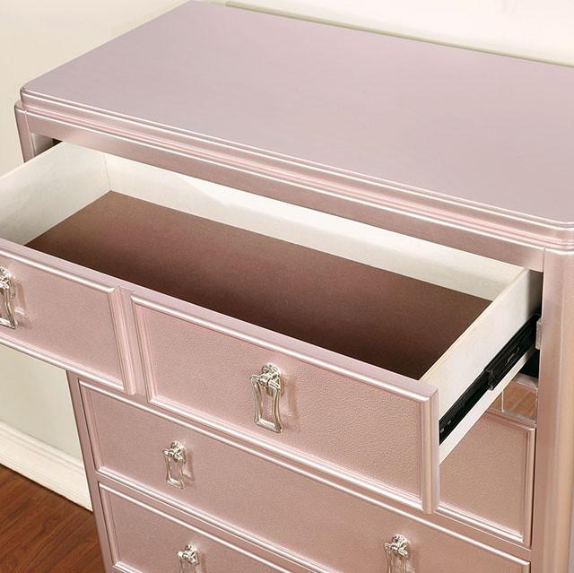 Ariston Rose Gold Chest - Premium Chest from FOA East - Just $602.55! Shop now at Furniture Wholesale Plus  We are the best furniture store in Nashville, Hendersonville, Goodlettsville, Madison, Antioch, Mount Juliet, Lebanon, Gallatin, Springfield, Murfreesboro, Franklin, Brentwood