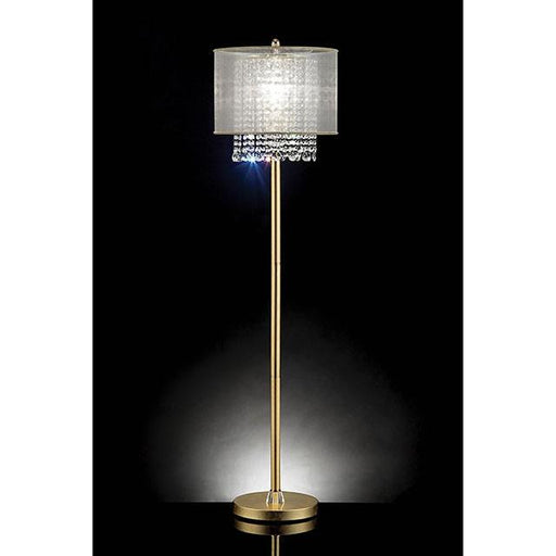 Ana Gold Floor Lamp - Premium Floor Lamp from FOA East - Just $290.55! Shop now at Furniture Wholesale Plus  We are the best furniture store in Nashville, Hendersonville, Goodlettsville, Madison, Antioch, Mount Juliet, Lebanon, Gallatin, Springfield, Murfreesboro, Franklin, Brentwood