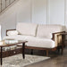 ALESUND Loveseat, Beige/Walnut - Premium Loveseat from FOA East - Just $1657.50! Shop now at Furniture Wholesale Plus  We are the best furniture store in Nashville, Hendersonville, Goodlettsville, Madison, Antioch, Mount Juliet, Lebanon, Gallatin, Springfield, Murfreesboro, Franklin, Brentwood