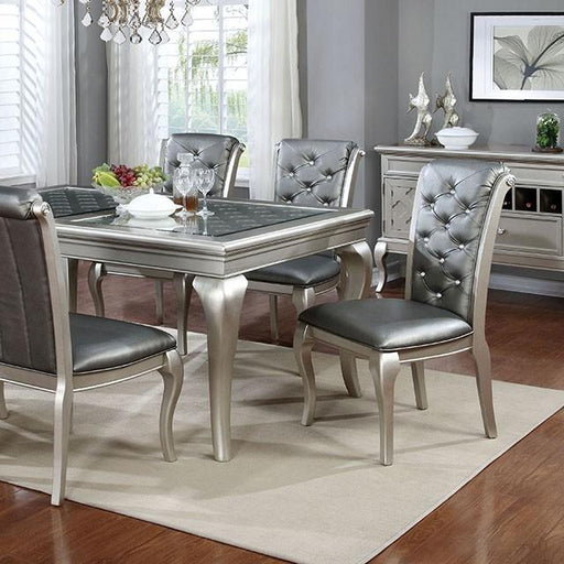 Amina Champagne 66" Dining Table - Premium Dining Table from FOA East - Just $583.05! Shop now at Furniture Wholesale Plus  We are the best furniture store in Nashville, Hendersonville, Goodlettsville, Madison, Antioch, Mount Juliet, Lebanon, Gallatin, Springfield, Murfreesboro, Franklin, Brentwood