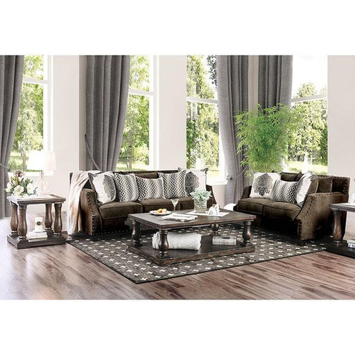 Cornelia Light Brown Love Seat - Premium Loveseat from FOA East - Just $1509.30! Shop now at Furniture Wholesale Plus  We are the best furniture store in Nashville, Hendersonville, Goodlettsville, Madison, Antioch, Mount Juliet, Lebanon, Gallatin, Springfield, Murfreesboro, Franklin, Brentwood