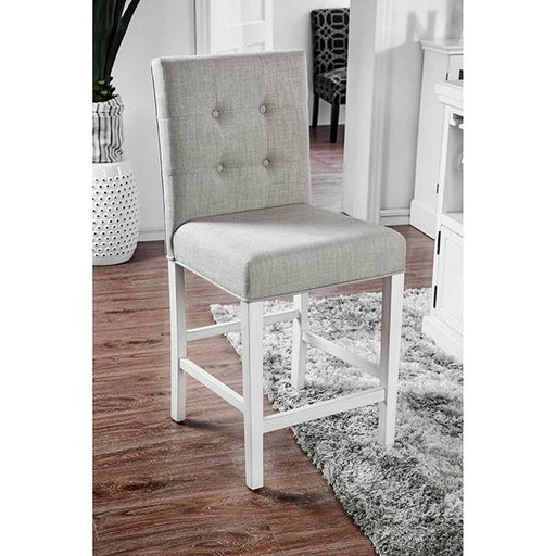 Sutton Antique White Counter Ht. Chair (2/CTN) - Premium Dining Chair from FOA East - Just $273! Shop now at Furniture Wholesale Plus  We are the best furniture store in Nashville, Hendersonville, Goodlettsville, Madison, Antioch, Mount Juliet, Lebanon, Gallatin, Springfield, Murfreesboro, Franklin, Brentwood