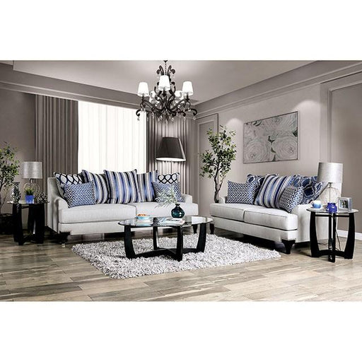 Sisseton Light Gray Love Seat - Premium Loveseat from FOA East - Just $1462.50! Shop now at Furniture Wholesale Plus  We are the best furniture store in Nashville, Hendersonville, Goodlettsville, Madison, Antioch, Mount Juliet, Lebanon, Gallatin, Springfield, Murfreesboro, Franklin, Brentwood