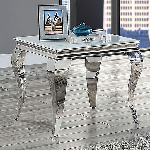 WETZIKON End Table, White - Premium End Table from FOA East - Just $290.55! Shop now at Furniture Wholesale Plus  We are the best furniture store in Nashville, Hendersonville, Goodlettsville, Madison, Antioch, Mount Juliet, Lebanon, Gallatin, Springfield, Murfreesboro, Franklin, Brentwood