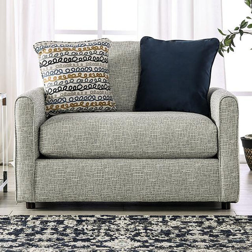 CHANCERY Chair & Half, Gray/Navy - Premium Chair from FOA East - Just $973.05! Shop now at Furniture Wholesale Plus  We are the best furniture store in Nashville, Hendersonville, Goodlettsville, Madison, Antioch, Mount Juliet, Lebanon, Gallatin, Springfield, Murfreesboro, Franklin, Brentwood