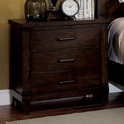 Bianca Dark Walnut Night Stand - Premium Nightstand from FOA East - Just $312! Shop now at Furniture Wholesale Plus  We are the best furniture store in Nashville, Hendersonville, Goodlettsville, Madison, Antioch, Mount Juliet, Lebanon, Gallatin, Springfield, Murfreesboro, Franklin, Brentwood