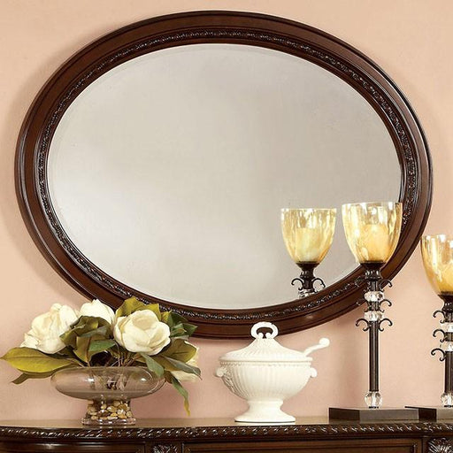 Bellagio Brown Cherry Mirror - Premium Mirror from FOA East - Just $212.55! Shop now at Furniture Wholesale Plus  We are the best furniture store in Nashville, Hendersonville, Goodlettsville, Madison, Antioch, Mount Juliet, Lebanon, Gallatin, Springfield, Murfreesboro, Franklin, Brentwood