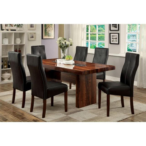 BONNEVILLE I Brown Cherry Dining Table - Premium Dining Table from FOA East - Just $366.60! Shop now at Furniture Wholesale Plus  We are the best furniture store in Nashville, Hendersonville, Goodlettsville, Madison, Antioch, Mount Juliet, Lebanon, Gallatin, Springfield, Murfreesboro, Franklin, Brentwood