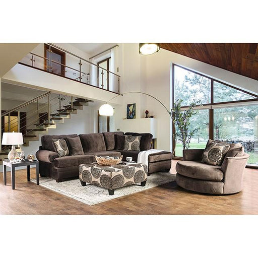 Bonaventura Brown Sectional - Premium Sectional from FOA East - Just $1948.05! Shop now at Furniture Wholesale Plus  We are the best furniture store in Nashville, Hendersonville, Goodlettsville, Madison, Antioch, Mount Juliet, Lebanon, Gallatin, Springfield, Murfreesboro, Franklin, Brentwood