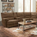 CERELIA Power Sectional, Brown - Premium Sectional from FOA East - Just $2470.65! Shop now at Furniture Wholesale Plus  We are the best furniture store in Nashville, Hendersonville, Goodlettsville, Madison, Antioch, Mount Juliet, Lebanon, Gallatin, Springfield, Murfreesboro, Franklin, Brentwood