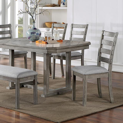 LAQUILA Dining Table, Gray - Premium Dining Table from FOA East - Just $310.05! Shop now at Furniture Wholesale Plus  We are the best furniture store in Nashville, Hendersonville, Goodlettsville, Madison, Antioch, Mount Juliet, Lebanon, Gallatin, Springfield, Murfreesboro, Franklin, Brentwood