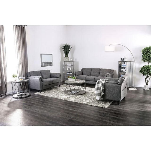 Yazmin Gray Love Seat - Premium Loveseat from FOA East - Just $444.60! Shop now at Furniture Wholesale Plus  We are the best furniture store in Nashville, Hendersonville, Goodlettsville, Madison, Antioch, Mount Juliet, Lebanon, Gallatin, Springfield, Murfreesboro, Franklin, Brentwood