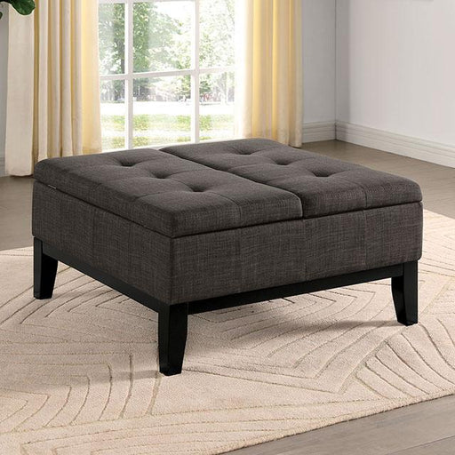 FAZIO Storage Ottoman, Gray - Premium Ottoman from FOA East - Just $243.75! Shop now at Furniture Wholesale Plus  We are the best furniture store in Nashville, Hendersonville, Goodlettsville, Madison, Antioch, Mount Juliet, Lebanon, Gallatin, Springfield, Murfreesboro, Franklin, Brentwood