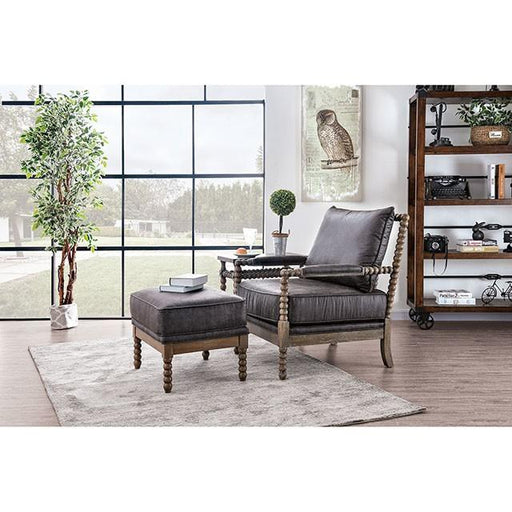 Tarragona Warm Gray Accent Chair - Premium Accent Chair from FOA East - Just $516.75! Shop now at Furniture Wholesale Plus  We are the best furniture store in Nashville, Hendersonville, Goodlettsville, Madison, Antioch, Mount Juliet, Lebanon, Gallatin, Springfield, Murfreesboro, Franklin, Brentwood