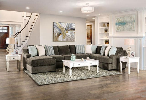 FARRINGDON Sectional, Dark Gray - Premium Sectional from FOA East - Just $4288.05! Shop now at Furniture Wholesale Plus  We are the best furniture store in Nashville, Hendersonville, Goodlettsville, Madison, Antioch, Mount Juliet, Lebanon, Gallatin, Springfield, Murfreesboro, Franklin, Brentwood