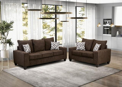 WEST ACTION Loveseat, Chocolate - Premium Loveseat from FOA East - Just $546! Shop now at Furniture Wholesale Plus  We are the best furniture store in Nashville, Hendersonville, Goodlettsville, Madison, Antioch, Mount Juliet, Lebanon, Gallatin, Springfield, Murfreesboro, Franklin, Brentwood