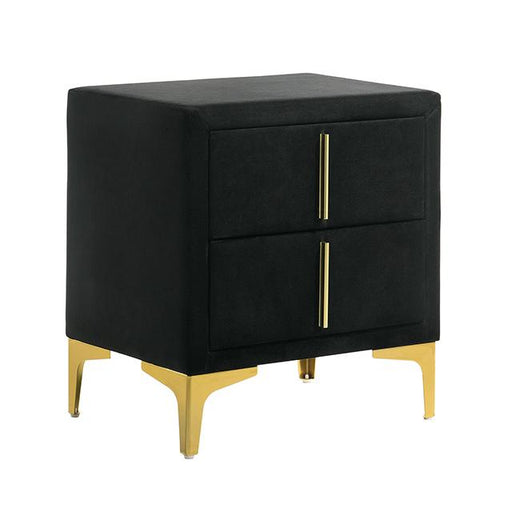 FLORIZEL Night Stand, Black - Premium Nightstand from FOA East - Just $175.50! Shop now at Furniture Wholesale Plus  We are the best furniture store in Nashville, Hendersonville, Goodlettsville, Madison, Antioch, Mount Juliet, Lebanon, Gallatin, Springfield, Murfreesboro, Franklin, Brentwood