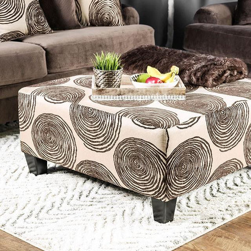 Bonaventura Brown Ottoman - Premium Ottoman from FOA East - Just $583.05! Shop now at Furniture Wholesale Plus  We are the best furniture store in Nashville, Hendersonville, Goodlettsville, Madison, Antioch, Mount Juliet, Lebanon, Gallatin, Springfield, Murfreesboro, Franklin, Brentwood