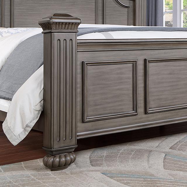 SYRACUSE Queen Bed, Gray - Premium Bed from FOA East - Just $778.05! Shop now at Furniture Wholesale Plus  We are the best furniture store in Nashville, Hendersonville, Goodlettsville, Madison, Antioch, Mount Juliet, Lebanon, Gallatin, Springfield, Murfreesboro, Franklin, Brentwood