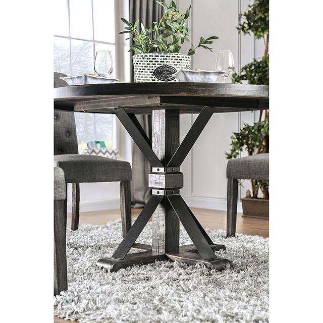 ALFRED Round Table - Premium Dining Table from FOA East - Just $602.55! Shop now at Furniture Wholesale Plus  We are the best furniture store in Nashville, Hendersonville, Goodlettsville, Madison, Antioch, Mount Juliet, Lebanon, Gallatin, Springfield, Murfreesboro, Franklin, Brentwood