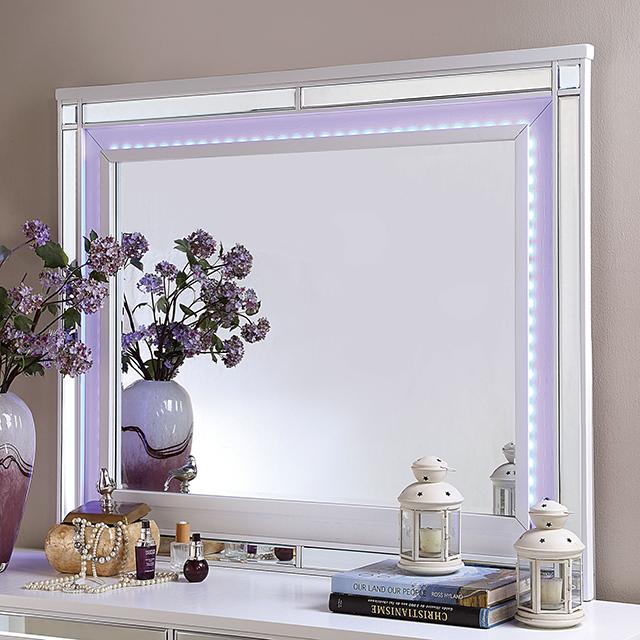 BRACHIUM Mirror, White - Premium Mirror from FOA East - Just $234! Shop now at Furniture Wholesale Plus  We are the best furniture store in Nashville, Hendersonville, Goodlettsville, Madison, Antioch, Mount Juliet, Lebanon, Gallatin, Springfield, Murfreesboro, Franklin, Brentwood