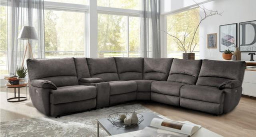 CERELIA Power Sectional, Gray - Premium Sectional from FOA East - Just $2470.65! Shop now at Furniture Wholesale Plus  We are the best furniture store in Nashville, Hendersonville, Goodlettsville, Madison, Antioch, Mount Juliet, Lebanon, Gallatin, Springfield, Murfreesboro, Franklin, Brentwood