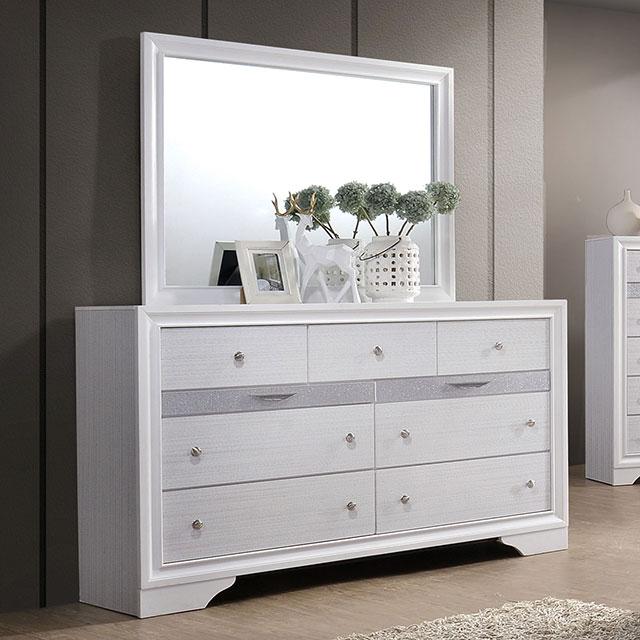 Chrissy White Dresser - Premium Dresser from FOA East - Just $487.50! Shop now at Furniture Wholesale Plus  We are the best furniture store in Nashville, Hendersonville, Goodlettsville, Madison, Antioch, Mount Juliet, Lebanon, Gallatin, Springfield, Murfreesboro, Franklin, Brentwood