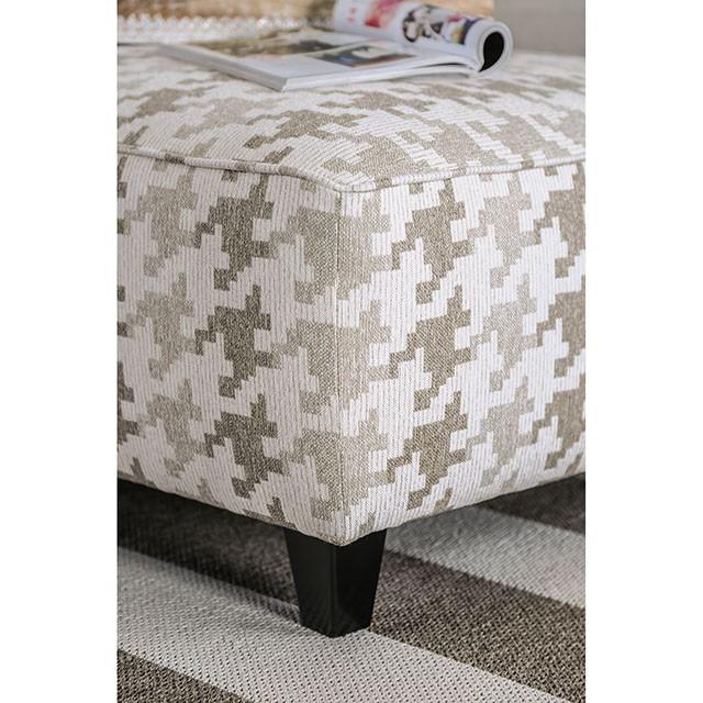 Christine Light Gray/Pattern Ottoman - Premium Ottoman from FOA East - Just $505.05! Shop now at Furniture Wholesale Plus  We are the best furniture store in Nashville, Hendersonville, Goodlettsville, Madison, Antioch, Mount Juliet, Lebanon, Gallatin, Springfield, Murfreesboro, Franklin, Brentwood