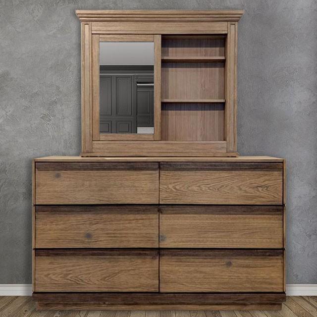 COIMBRA Rustic Natural Tone Dresser - Premium Dresser from FOA East - Just $787.80! Shop now at Furniture Wholesale Plus  We are the best furniture store in Nashville, Hendersonville, Goodlettsville, Madison, Antioch, Mount Juliet, Lebanon, Gallatin, Springfield, Murfreesboro, Franklin, Brentwood