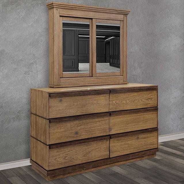 COIMBRA Rustic Natural Tone Dresser - Premium Dresser from FOA East - Just $787.80! Shop now at Furniture Wholesale Plus  We are the best furniture store in Nashville, Hendersonville, Goodlettsville, Madison, Antioch, Mount Juliet, Lebanon, Gallatin, Springfield, Murfreesboro, Franklin, Brentwood