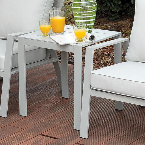 Cordelia Side Table - Premium Outdoor Seating from FOA East - Just $122.85! Shop now at Furniture Wholesale Plus  We are the best furniture store in Nashville, Hendersonville, Goodlettsville, Madison, Antioch, Mount Juliet, Lebanon, Gallatin, Springfield, Murfreesboro, Franklin, Brentwood