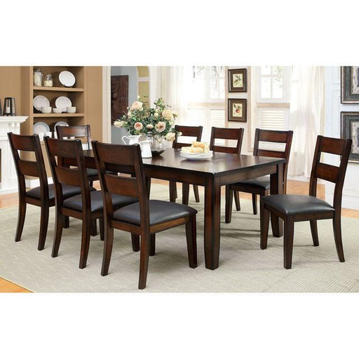 DICKINSON I Dark Cherry Dining Table w/ 18" Leaf - Premium Dining Table from FOA East - Just $466.05! Shop now at Furniture Wholesale Plus  We are the best furniture store in Nashville, Hendersonville, Goodlettsville, Madison, Antioch, Mount Juliet, Lebanon, Gallatin, Springfield, Murfreesboro, Franklin, Brentwood