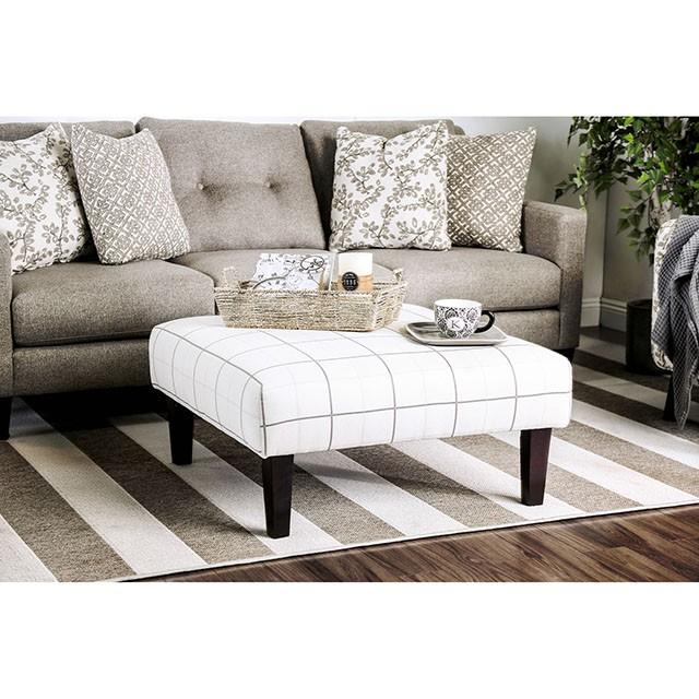 Dorset Ivory/Pattern Ottoman - Premium Ottoman from FOA East - Just $505.05! Shop now at Furniture Wholesale Plus  We are the best furniture store in Nashville, Hendersonville, Goodlettsville, Madison, Antioch, Mount Juliet, Lebanon, Gallatin, Springfield, Murfreesboro, Franklin, Brentwood