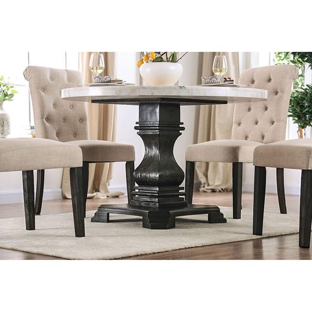 ELFREDO Round Table - Premium Dining Table from FOA East - Just $622.05! Shop now at Furniture Wholesale Plus  We are the best furniture store in Nashville, Hendersonville, Goodlettsville, Madison, Antioch, Mount Juliet, Lebanon, Gallatin, Springfield, Murfreesboro, Franklin, Brentwood