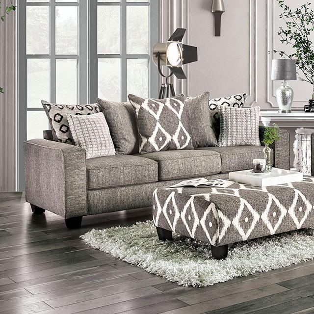 Basie Gray Sofa - Premium Sofa from FOA East - Just $1012.05! Shop now at Furniture Wholesale Plus  We are the best furniture store in Nashville, Hendersonville, Goodlettsville, Madison, Antioch, Mount Juliet, Lebanon, Gallatin, Springfield, Murfreesboro, Franklin, Brentwood