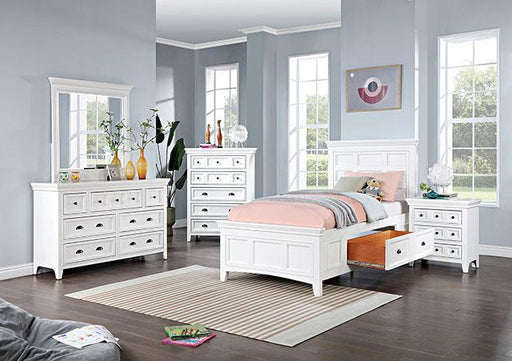 CASTILE Twin Bed, White - Premium Bed from FOA East - Just $836.55! Shop now at Furniture Wholesale Plus  We are the best furniture store in Nashville, Hendersonville, Goodlettsville, Madison, Antioch, Mount Juliet, Lebanon, Gallatin, Springfield, Murfreesboro, Franklin, Brentwood