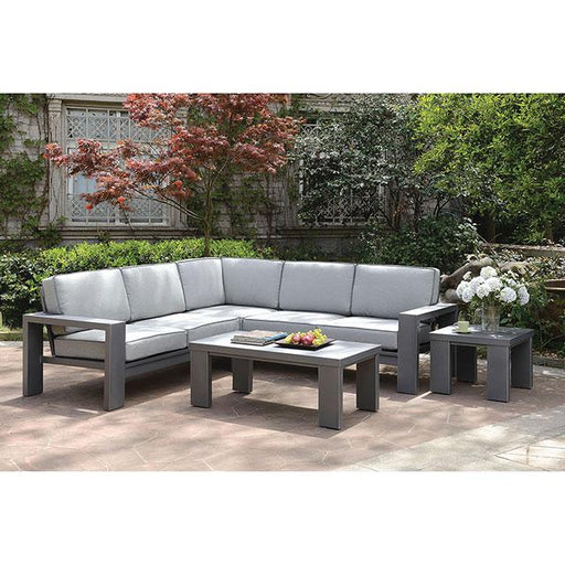 Codington Gray End Table - Premium Outdoor Seating from FOA East - Just $391.95! Shop now at Furniture Wholesale Plus  We are the best furniture store in Nashville, Hendersonville, Goodlettsville, Madison, Antioch, Mount Juliet, Lebanon, Gallatin, Springfield, Murfreesboro, Franklin, Brentwood